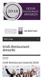 Mobile Screenshot of irishrestaurantawards.com